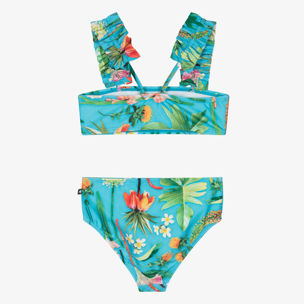 Molo-Teen Girls Tropical Floral Swimsuit | Childrensalon Outlet