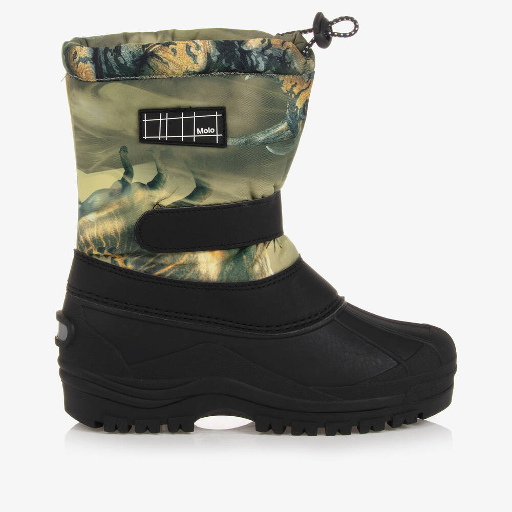 Molo-Зеленые боты с динозаврами | Childrensalon Outlet