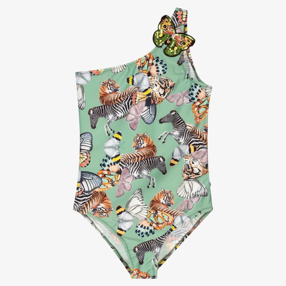 Molo - Maillot de bain vert Ado (UPF 50+) | Childrensalon