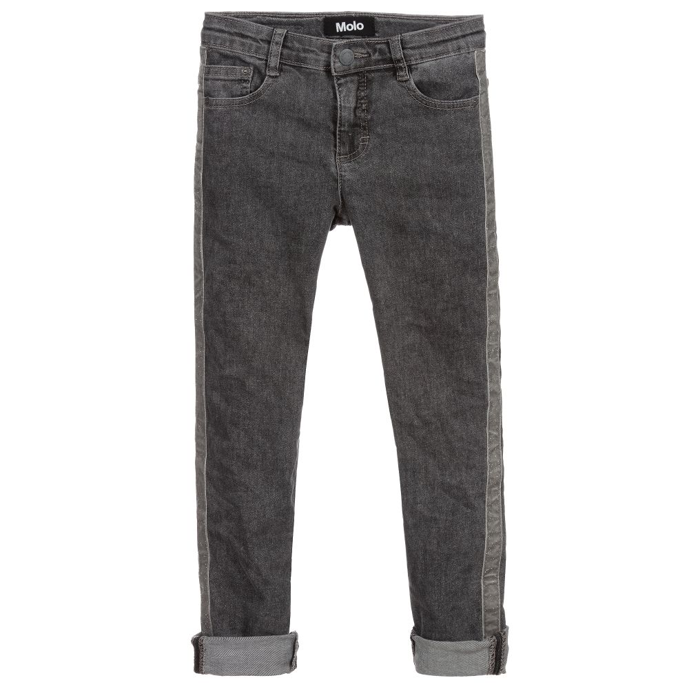 Molo-Teen Grey Slim-Fit Jeans | Childrensalon Outlet