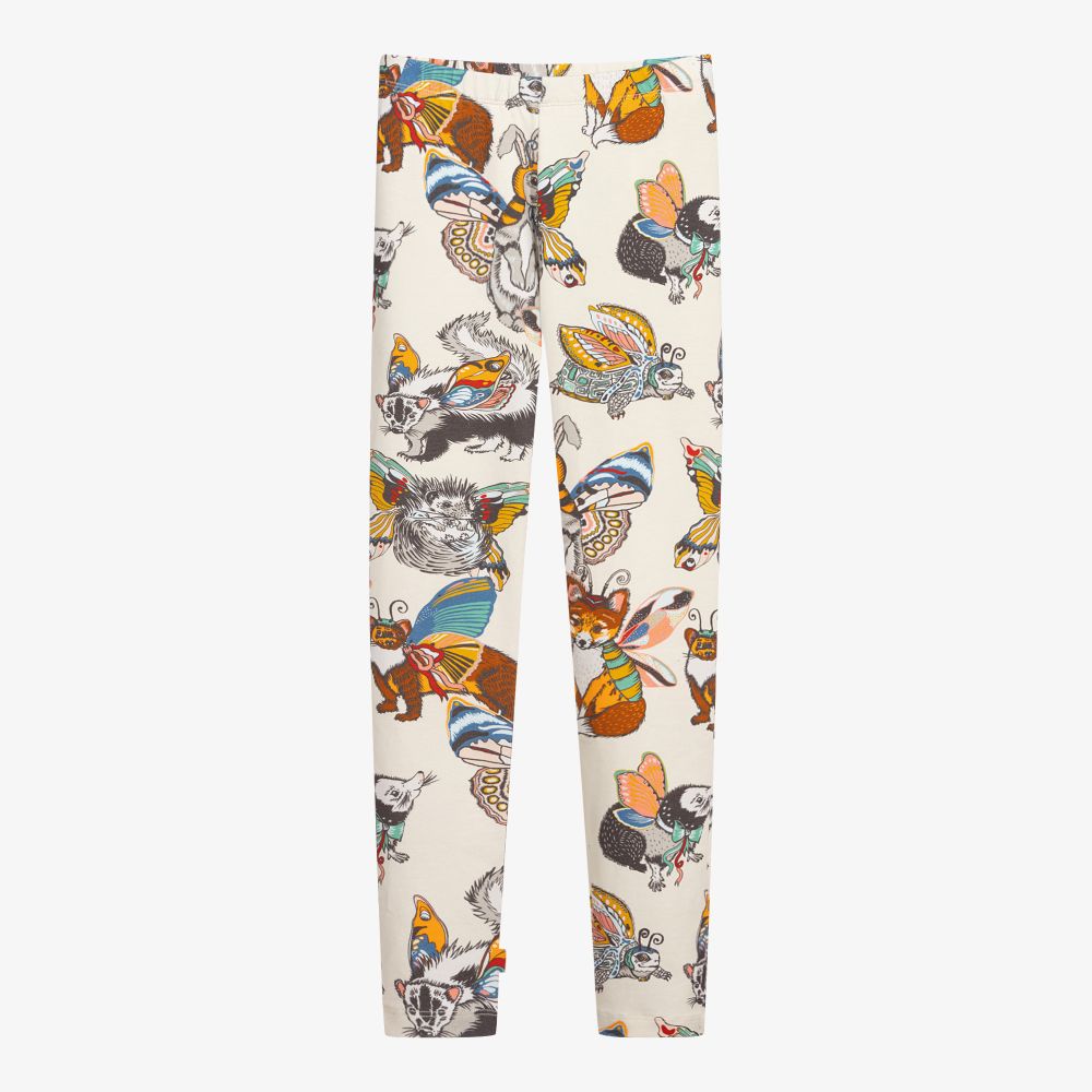 Molo - Teen Ivory Printed Leggings | Childrensalon