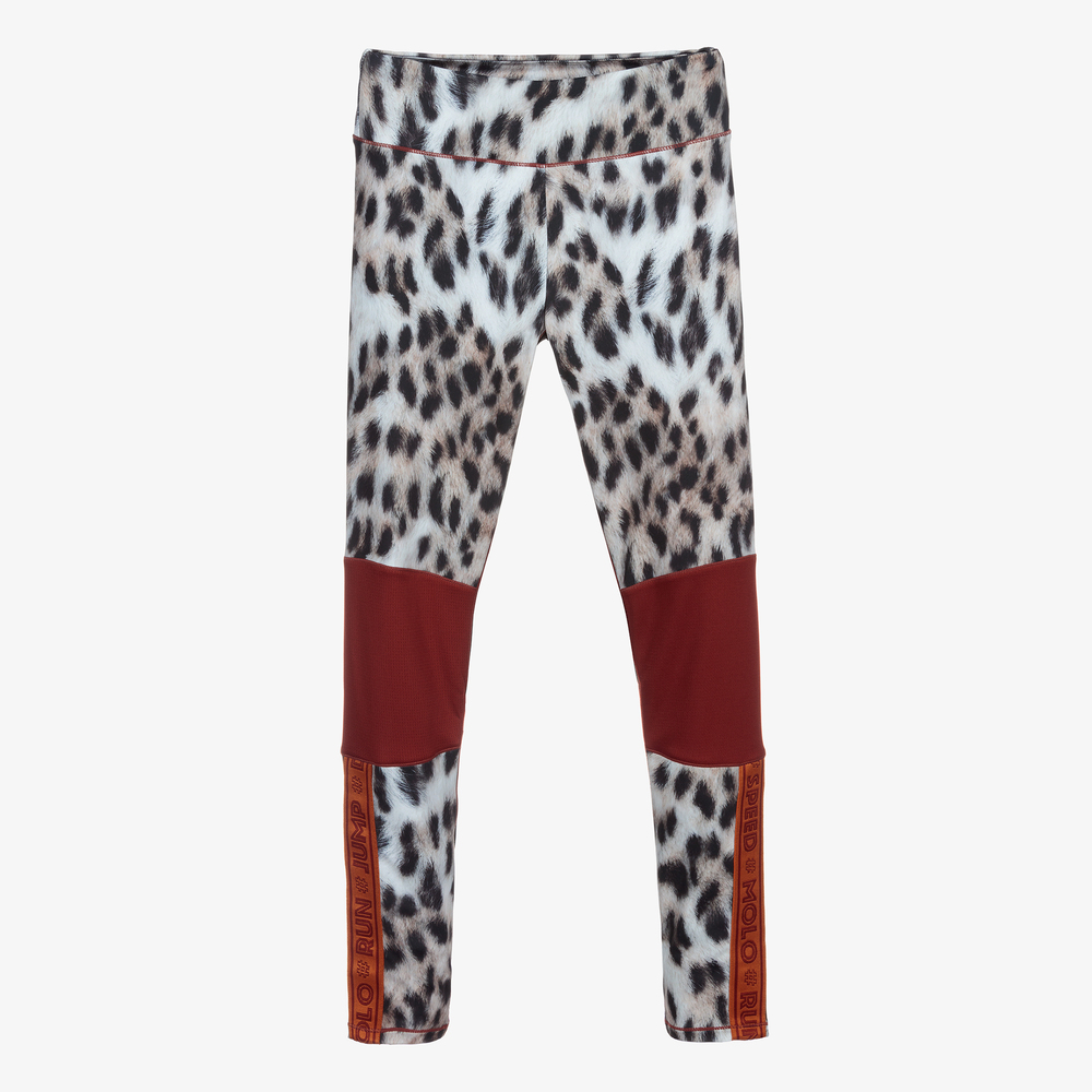 Molo-Teen Leopard Print Leggings | Childrensalon Outlet