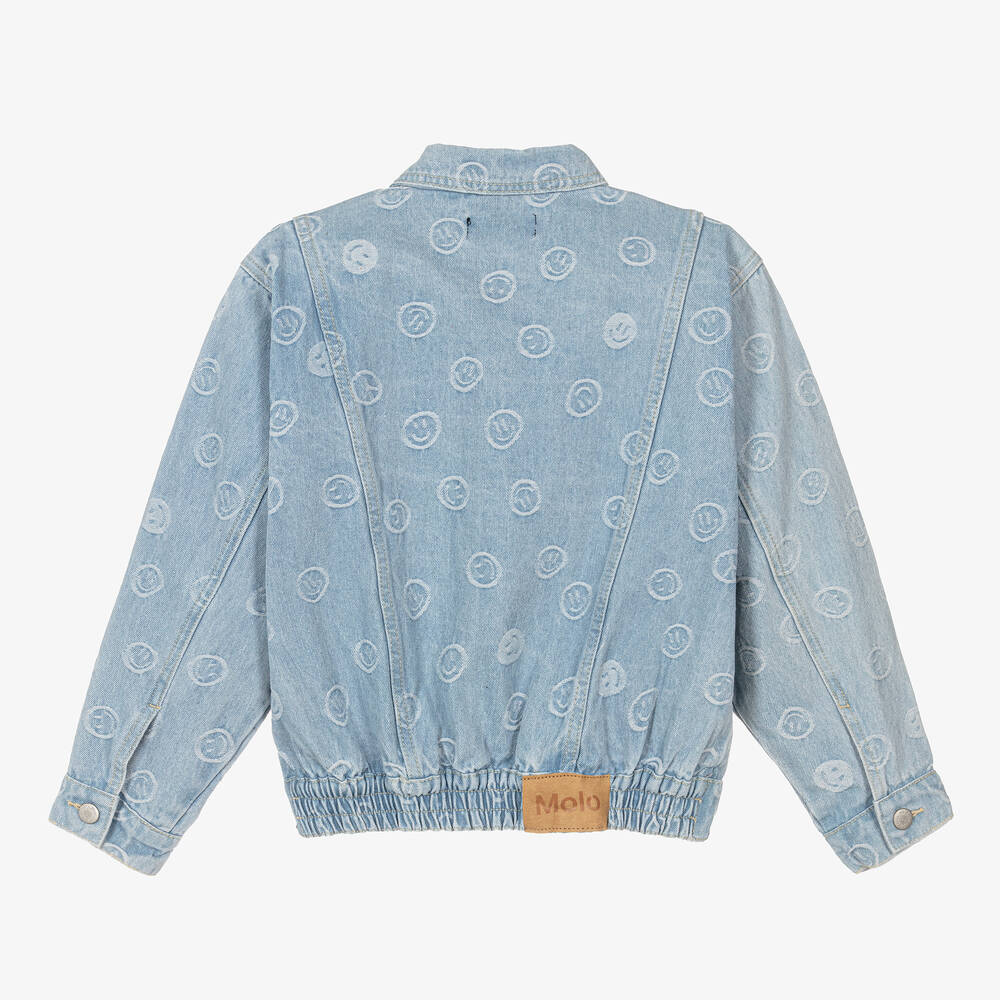 Molo-Teen Light Blue Denim Jacket | Childrensalon Outlet
