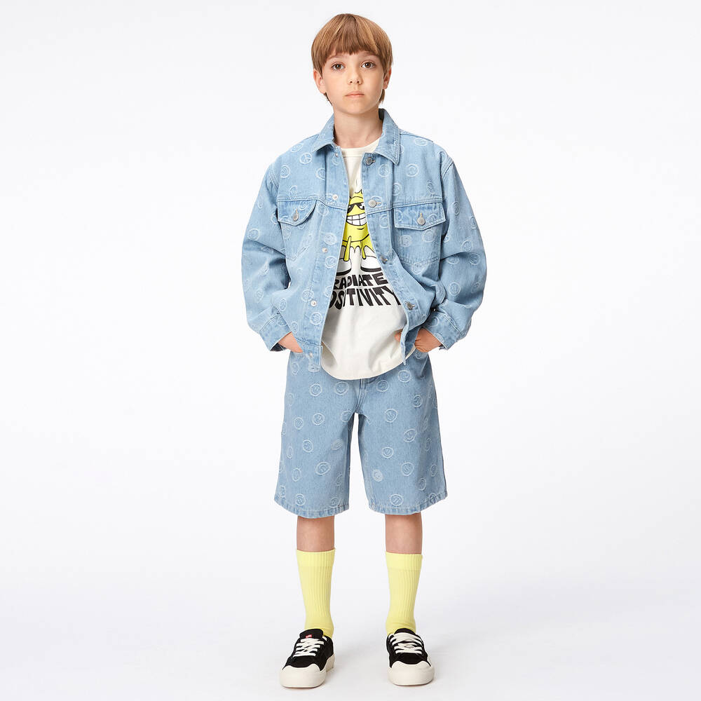 Molo-Teen Light Blue Denim Jacket | Childrensalon Outlet