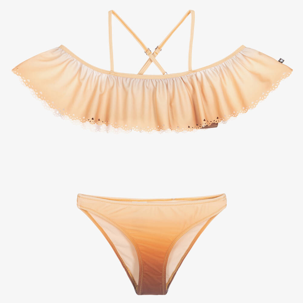 Molo - Teen Orange Bikini (UPF 50+) | Childrensalon