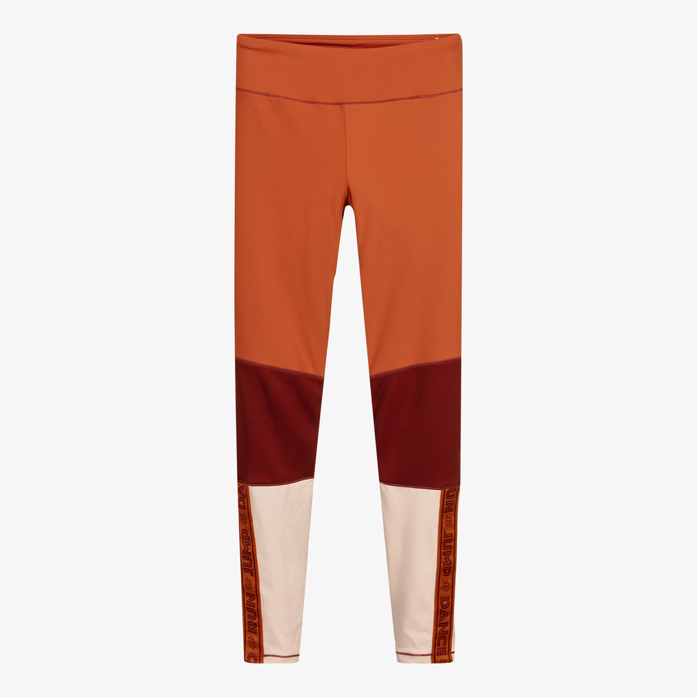 Molo - Teen Orange Sports Leggings  | Childrensalon