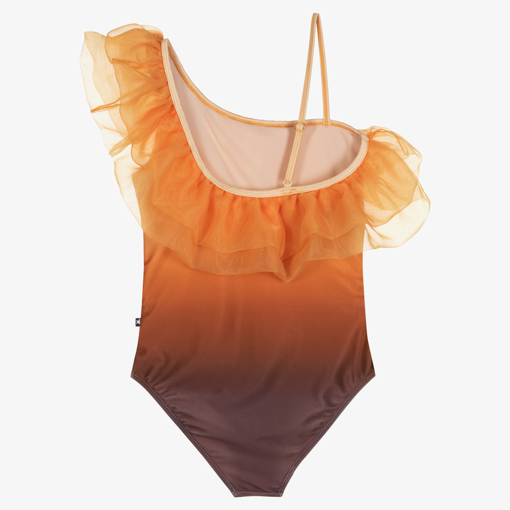 Molo-Оранжевый купальник для подростков (UPF50+) | Childrensalon Outlet