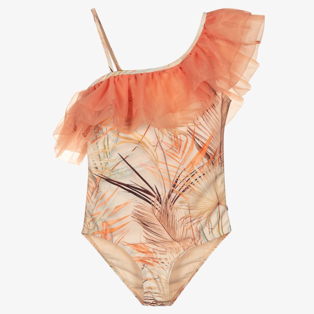 Molo - Teen Orange Swimsuit (UPF 50+) | Childrensalon