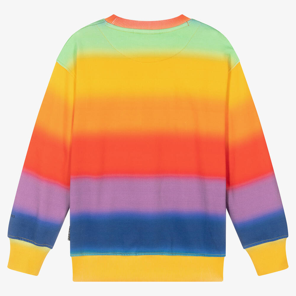 Rainbow striped sweatshirt online