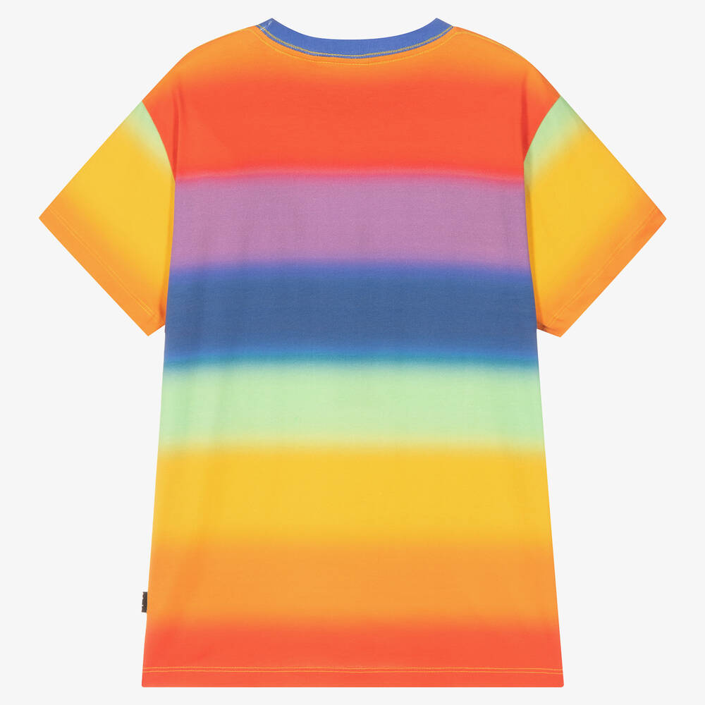 Molo-تيشيرت تينز قطن عضوي بألوان قوس قزح | Childrensalon Outlet