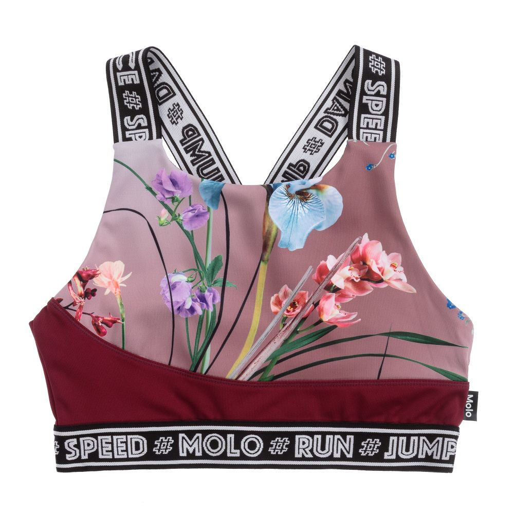 Molo - Teen Pink Cropped Sports Top | Childrensalon