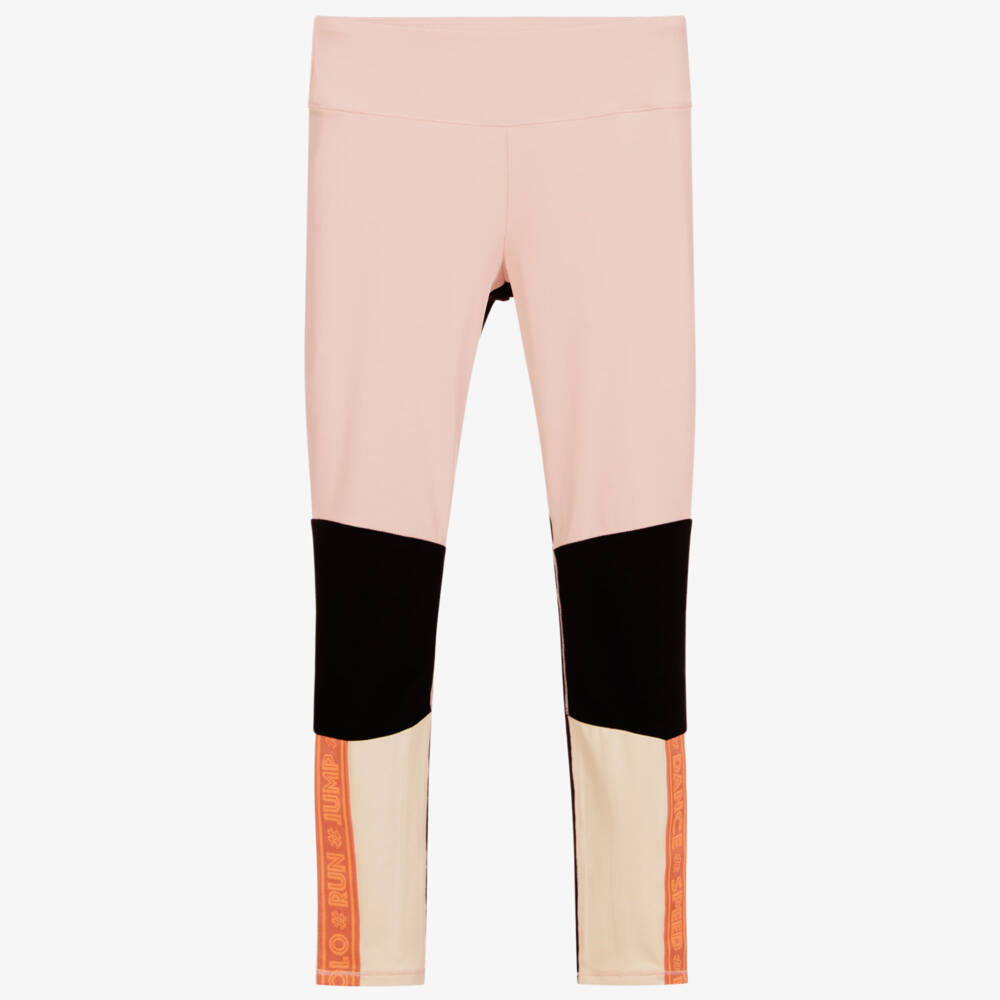Molo-Teen Pink Logo Leggings | Childrensalon Outlet