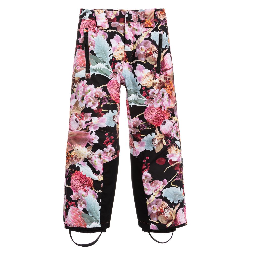 Molo - Teen Pink Logo Ski Trousers | Childrensalon