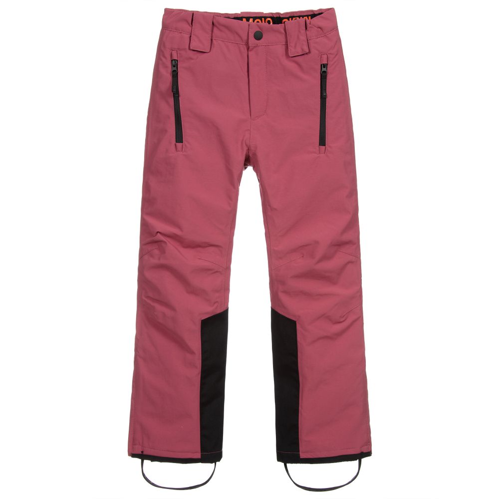 Molo - Teen Pink Logo Ski Trousers | Childrensalon