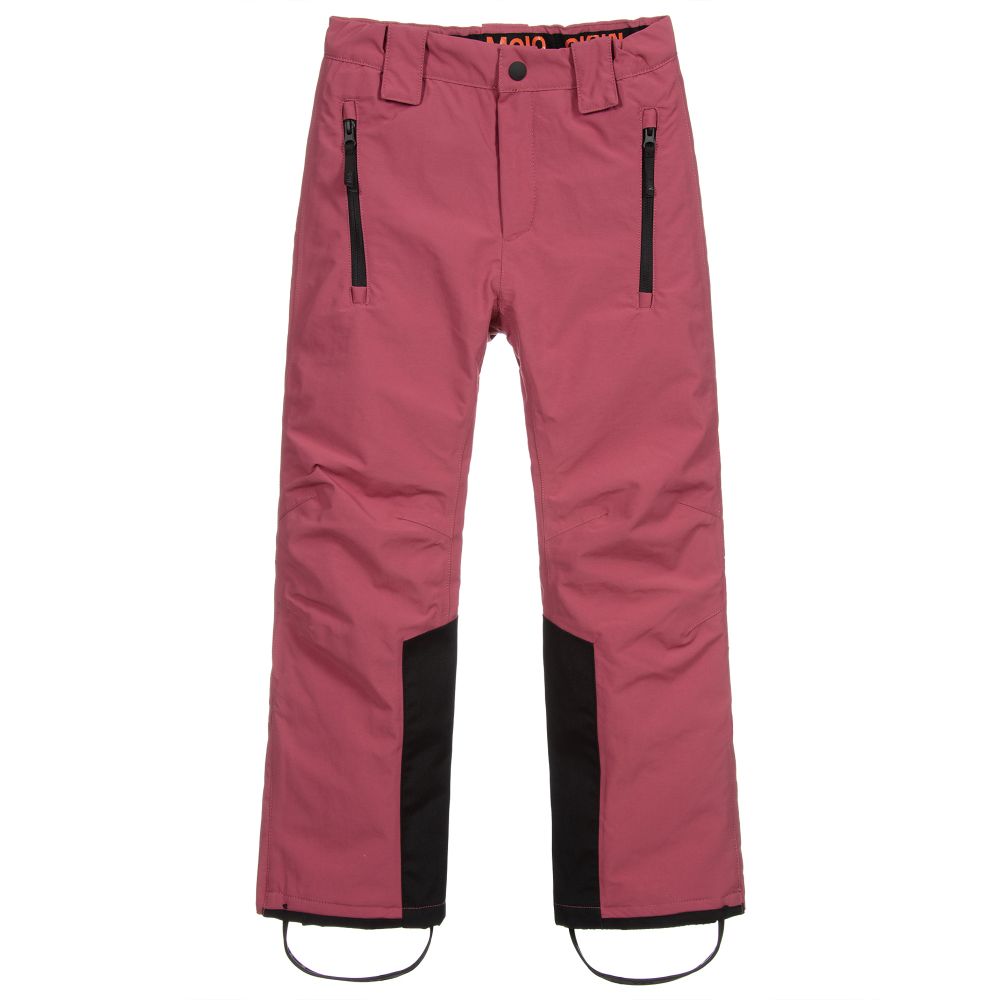 Molo-Teen Pink Logo Ski Trousers | Childrensalon Outlet