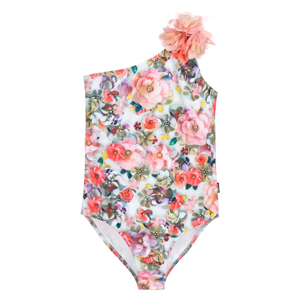 Molo - Teen Pink Swimsuit (UPF50+) | Childrensalon