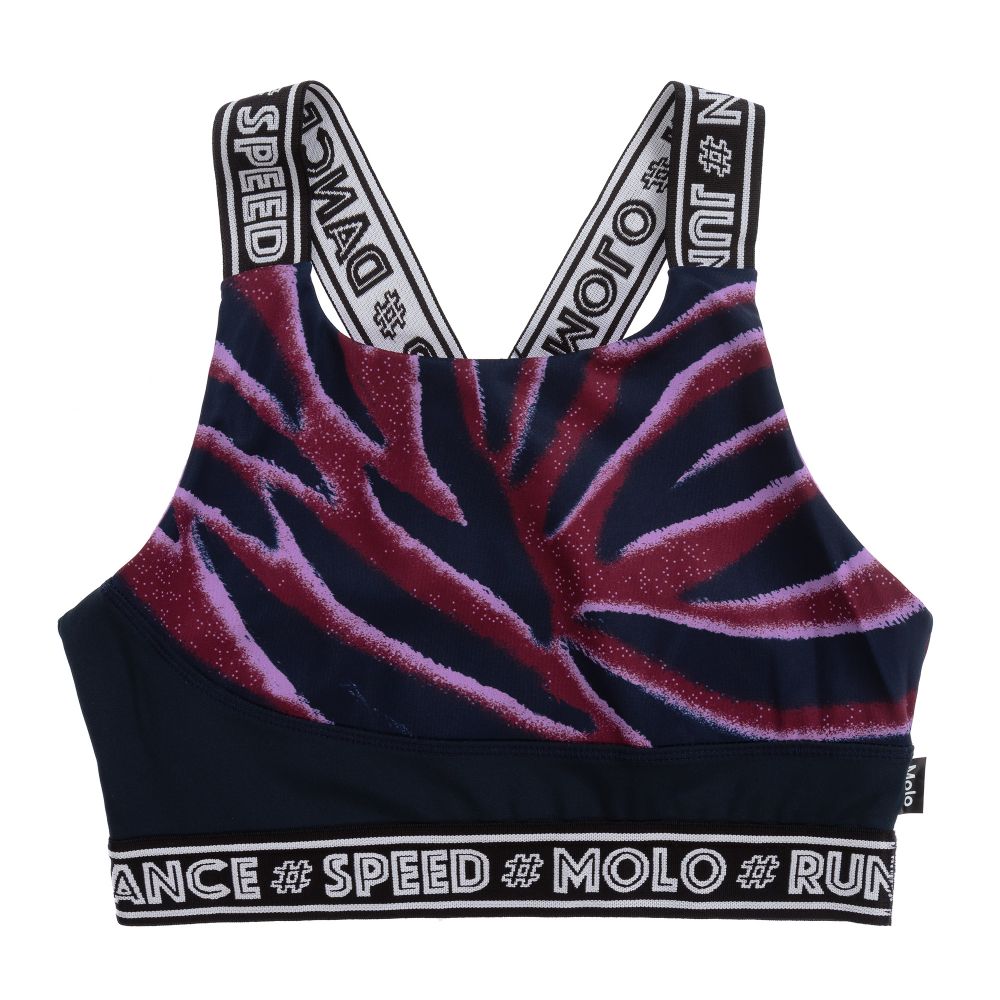 Molo - Teen Purple Cropped Sports Top | Childrensalon