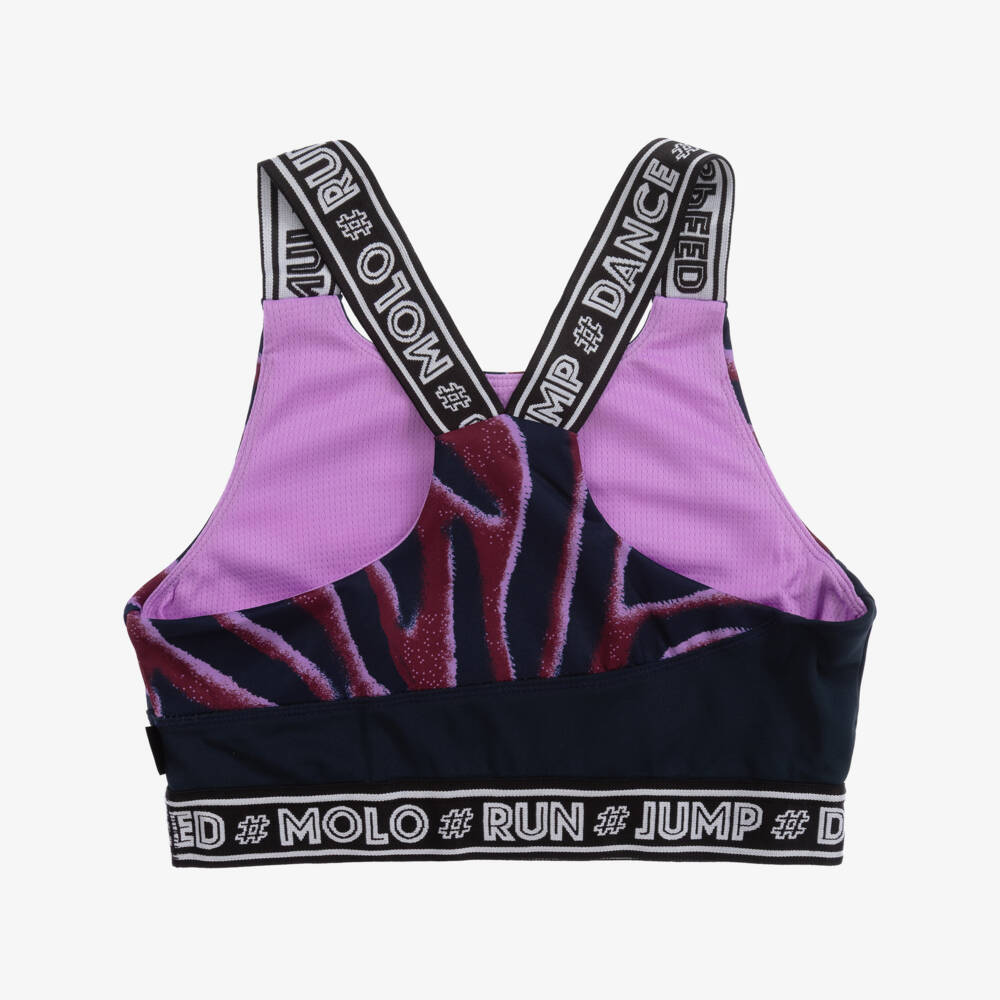 Molo-Teen Purple Cropped Sports Top | Childrensalon Outlet