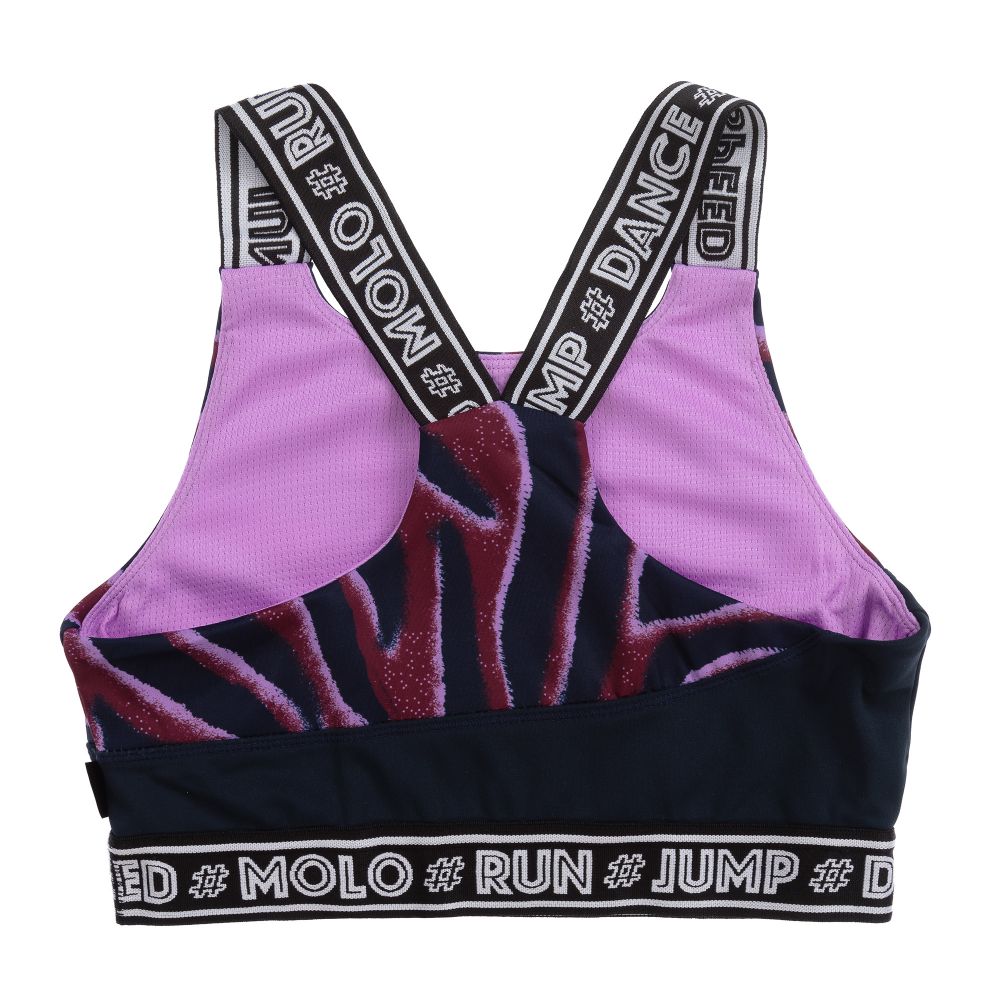مولو-Teen Purple Cropped Sports Top | Childrensalon Outlet