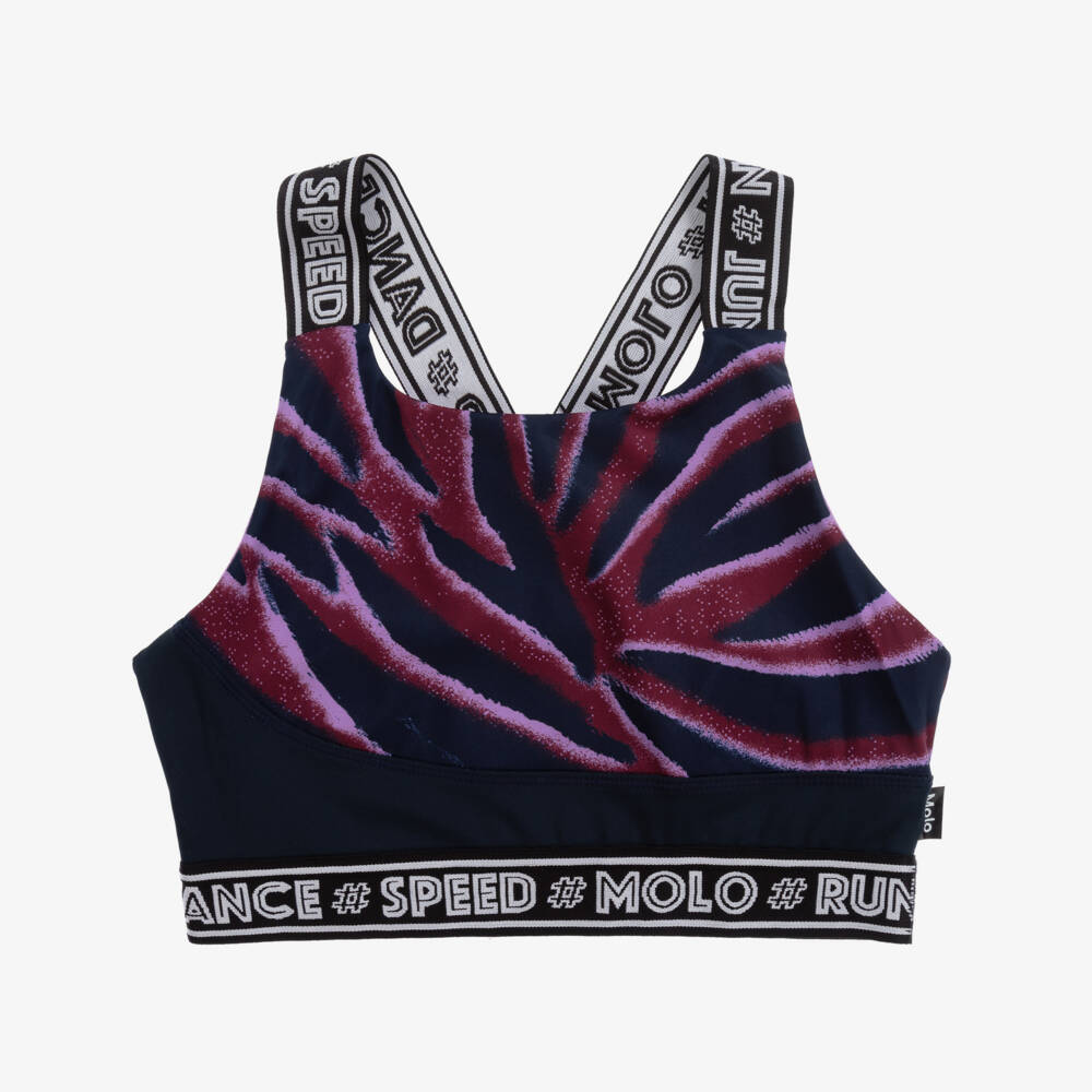 Molo-Teen Purple Cropped Sports Top | Childrensalon Outlet