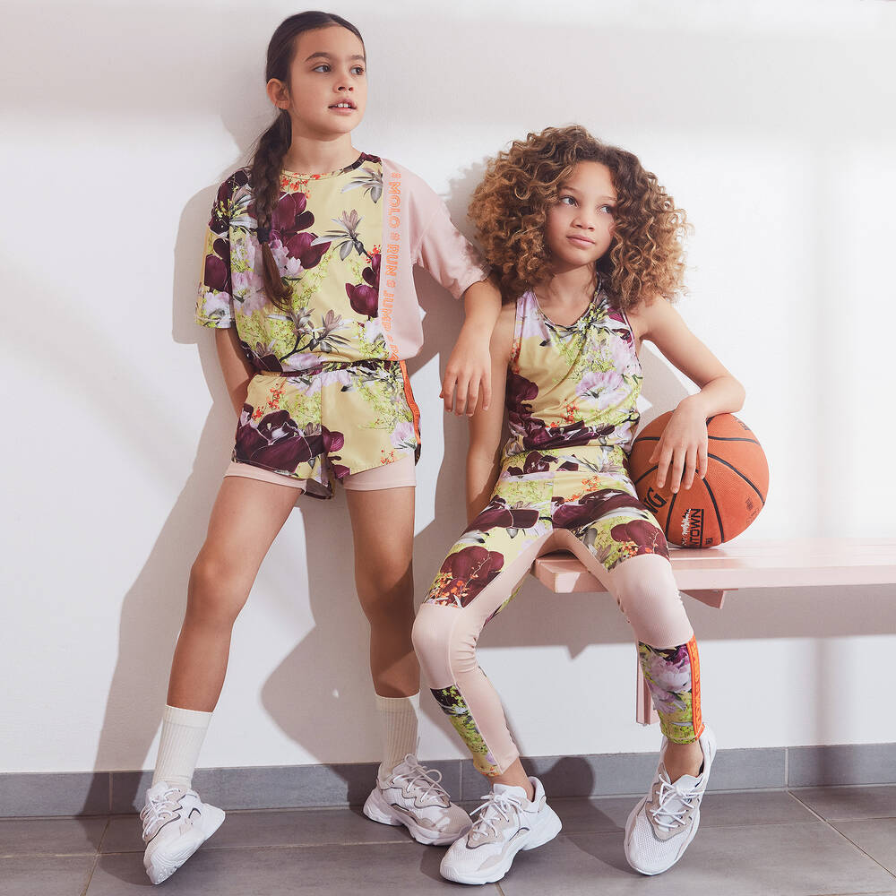 Molo-Леггинсы с цветочным рисунком для подростков | Childrensalon Outlet