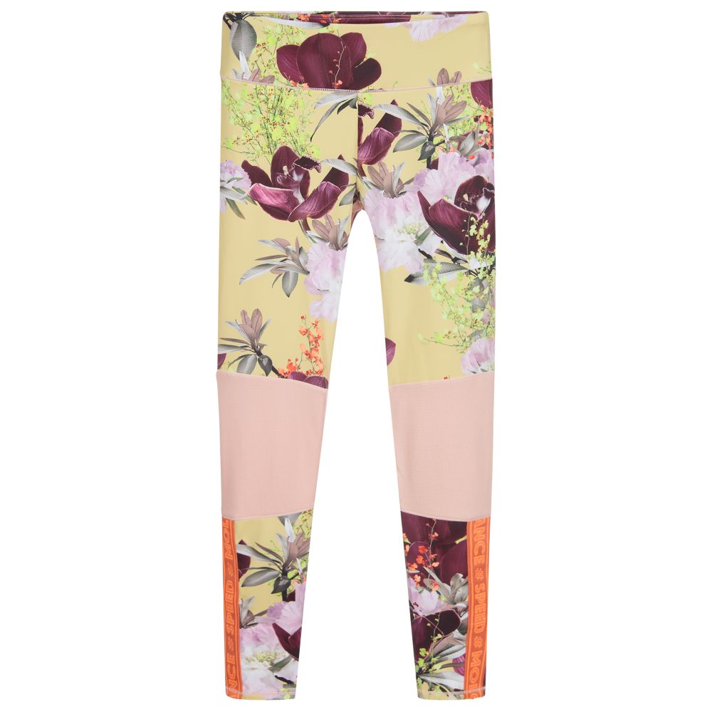 Molo - Teen Leggings mit violetten Blumen | Childrensalon