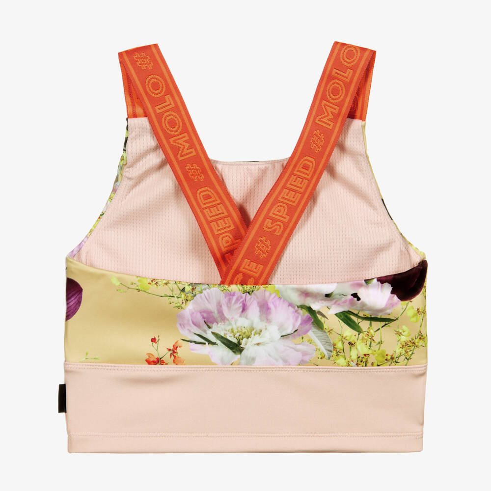 Molo-Teen Purple Floral Sports Top | Childrensalon Outlet
