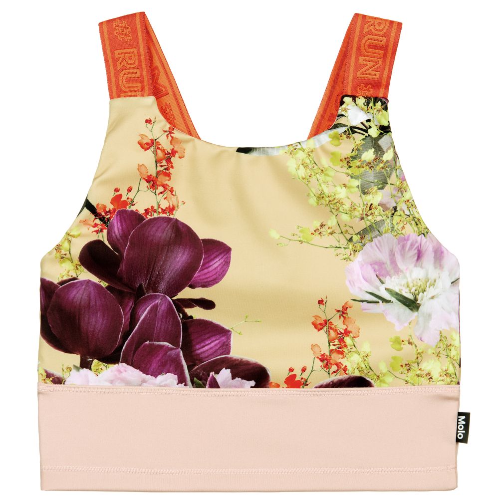 Molo-Teen Purple Floral Sports Top | Childrensalon Outlet