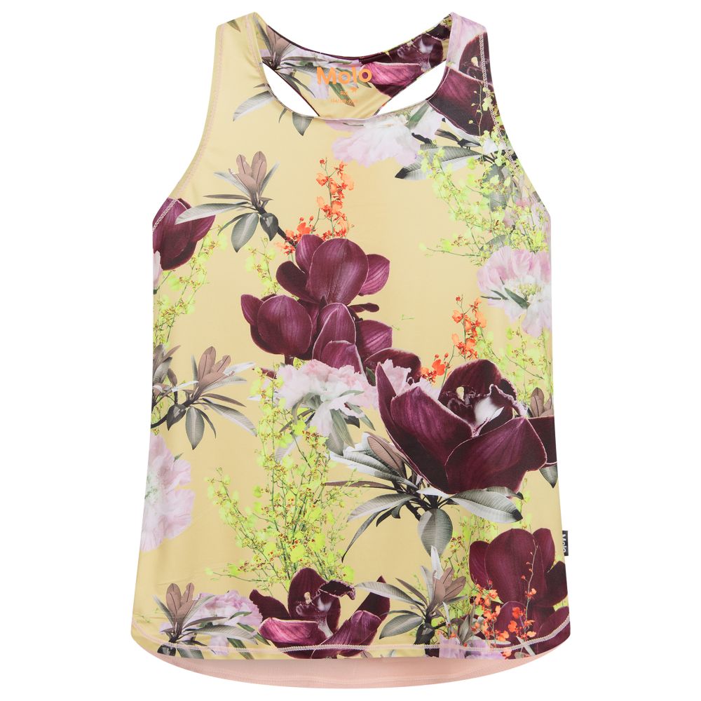 Molo - Teen Purple Floral Vest Top | Childrensalon