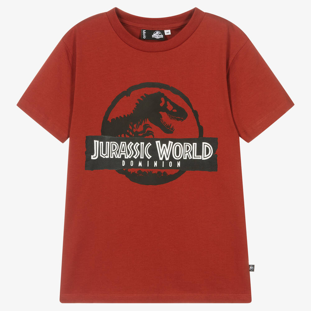 Molo - Teen Red Jurassic T-Shirt | Childrensalon
