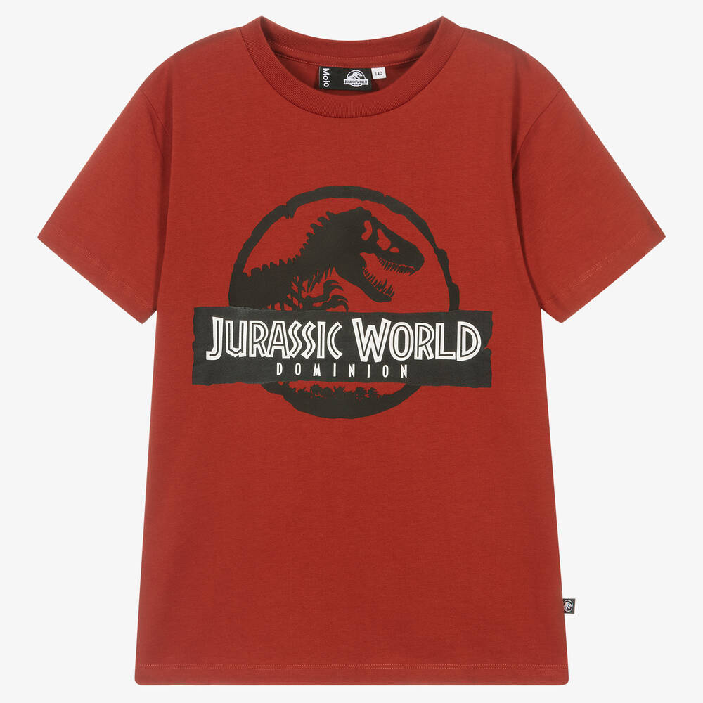 Molo-Teen Red Jurassic T-Shirt | Childrensalon Outlet