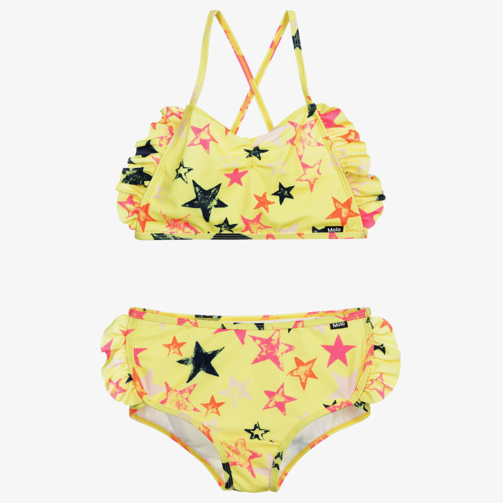 Molo-مايّو بيكيني لون أصفر للمراهقات +UPF50 | Childrensalon Outlet