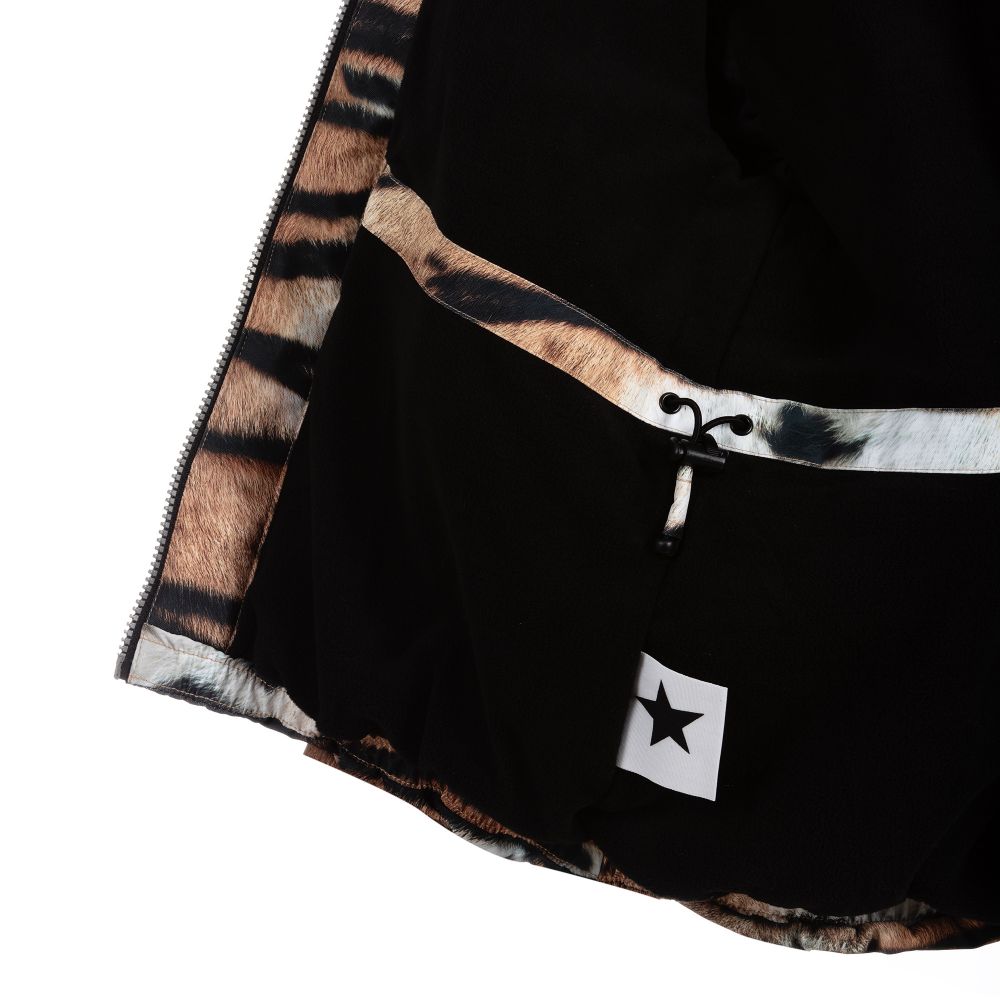 Molo-Tiger Print Ski Jacket | Childrensalon Outlet