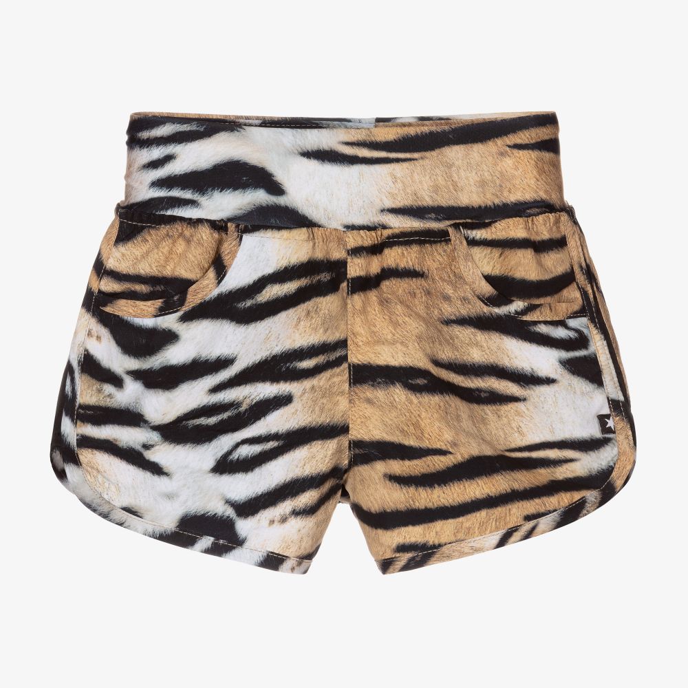 Molo - Плавки-шорты с тигровым принтом (UPF50+) | Childrensalon