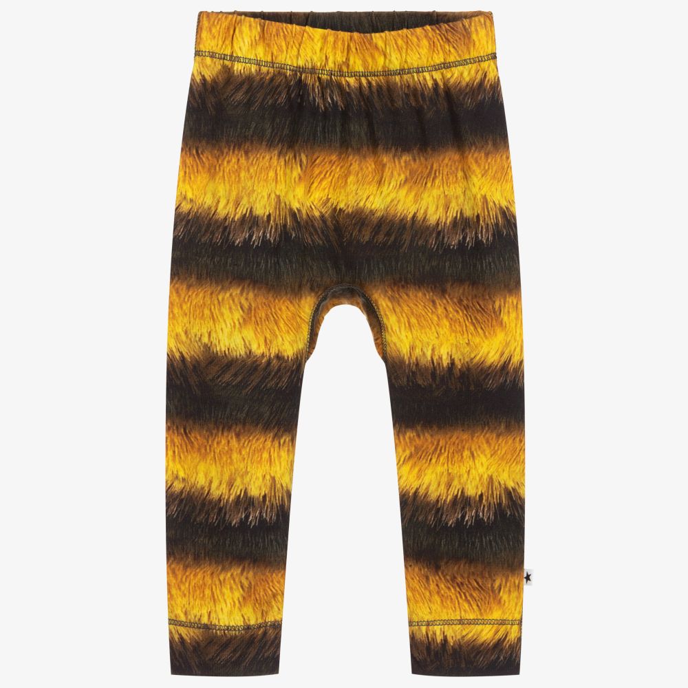 Molo - Yellow & Black Organic Joggers | Childrensalon