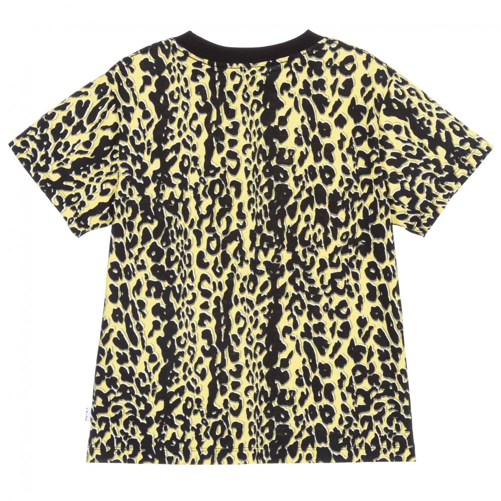 Yellow leopard new arrivals print shirt