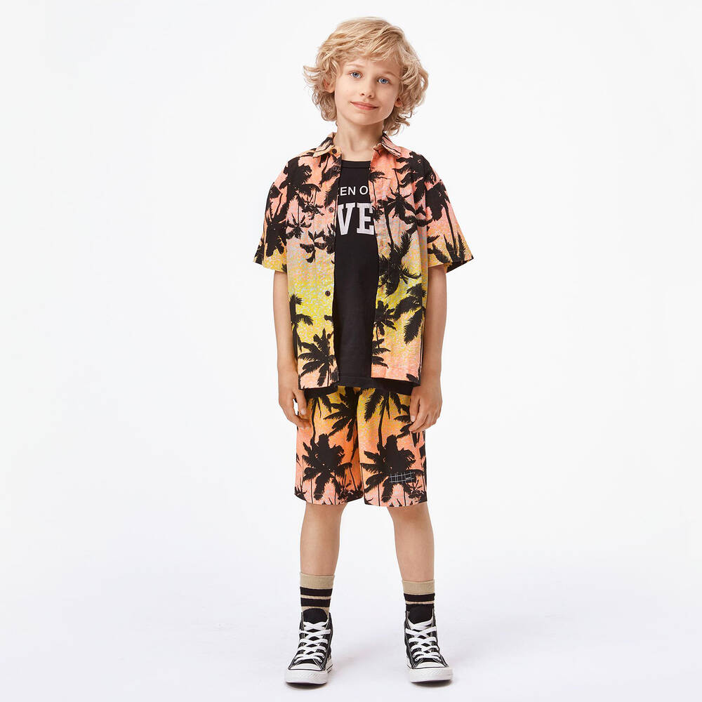 Molo-Желто-розовые хлопковые шорты | Childrensalon Outlet