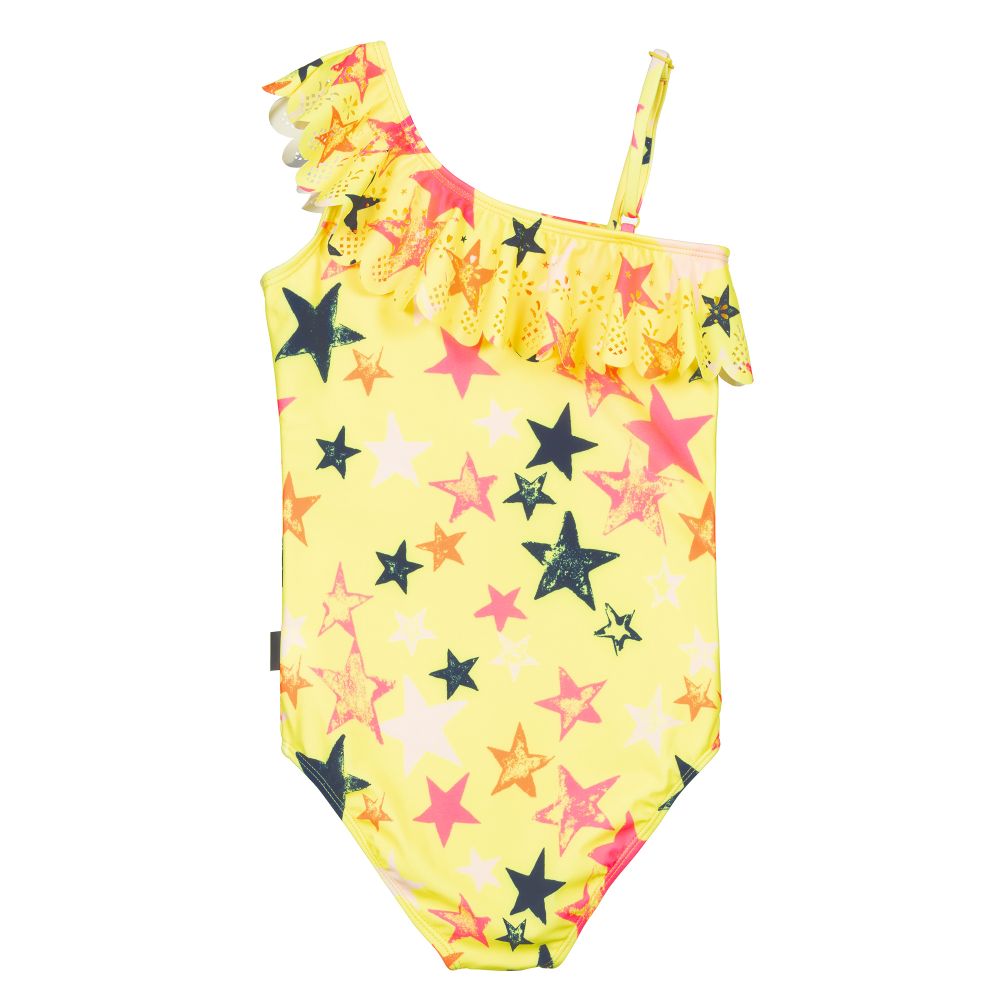Molo-Желтый купальник с рюшами (UPF50+) | Childrensalon Outlet