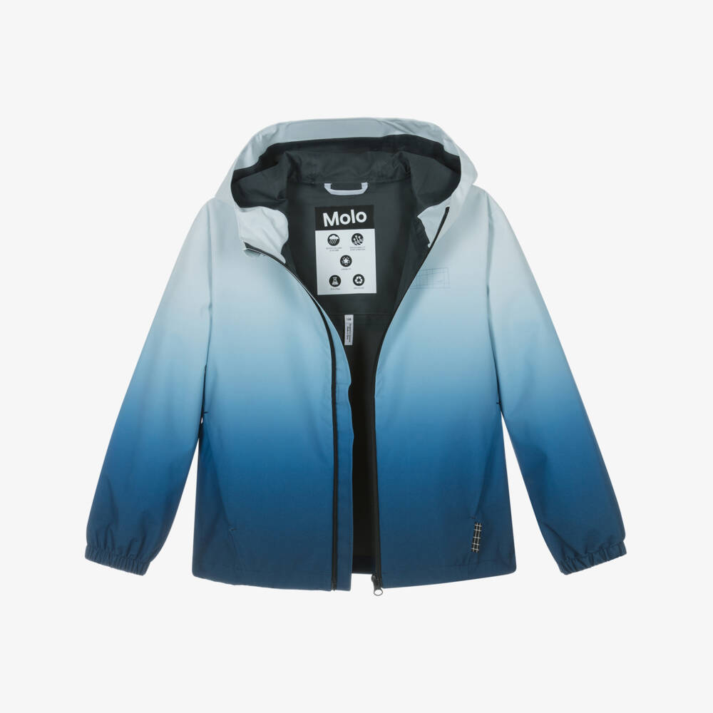 Molo-Youth Blue & White Gradient Jacket | Childrensalon Outlet