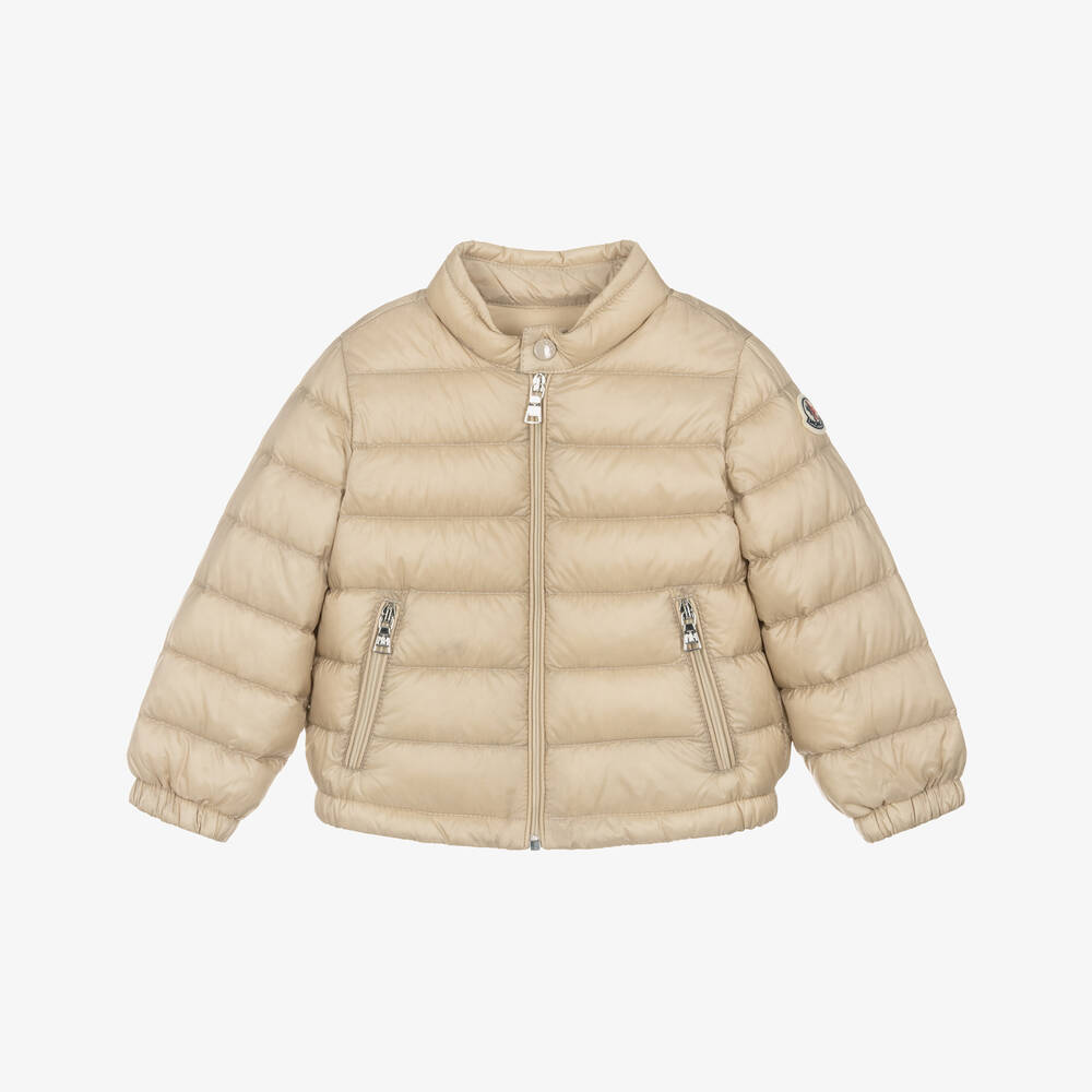 Moncler Enfant-Boys Beige Down Padded Acorus Jacket | Childrensalon Outlet