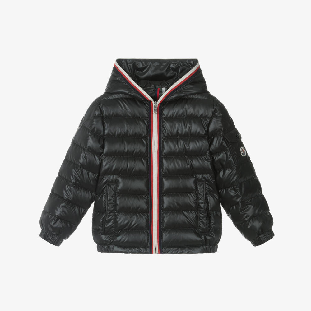 Moncler Enfant-Boys Black Down Padded Klaas Jacket | Childrensalon Outlet