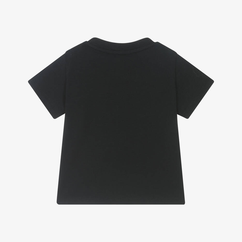 Moncler Enfant-Boys Navy Blue Cotton T-Shirt | Childrensalon Outlet