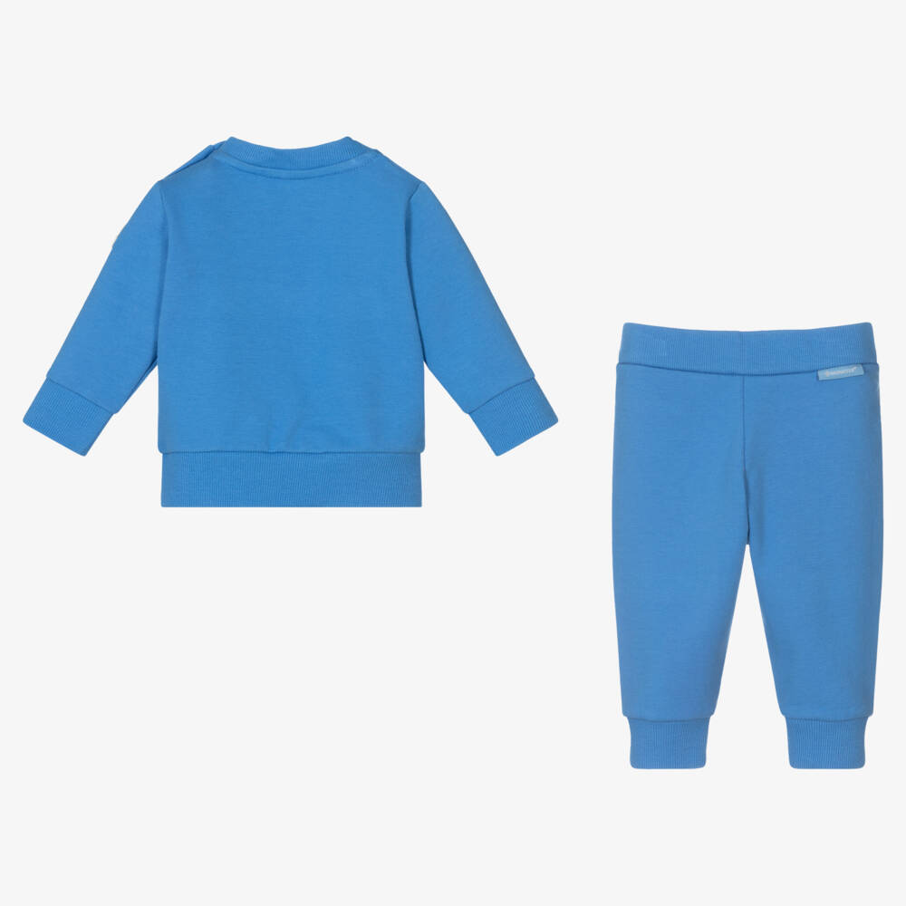 Moncler Enfant-طقم قطني ناعم بلون السماء للأولاد | Childrensalon Outlet