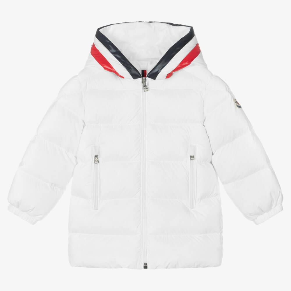 Moncler Enfant-Boys Snowy Down Hooded Coat | Childrensalon Outlet