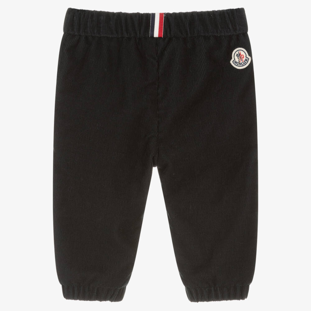 Moncler Enfant-بنطلون كوردروي أزرق ناعم للأولاد | Childrensalon Outlet