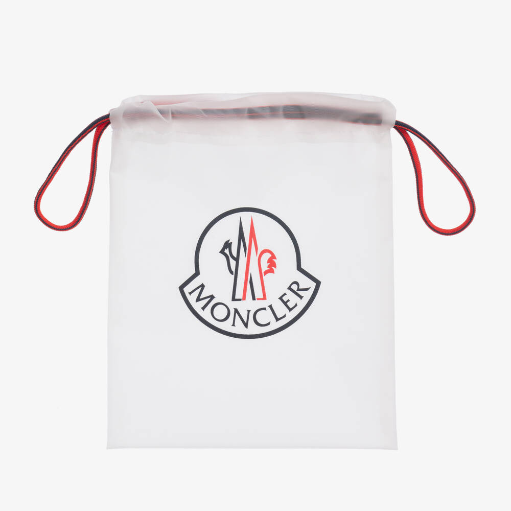 Moncler Enfant-شورت سباحة أحمر زاهي للأولاد | Childrensalon Outlet