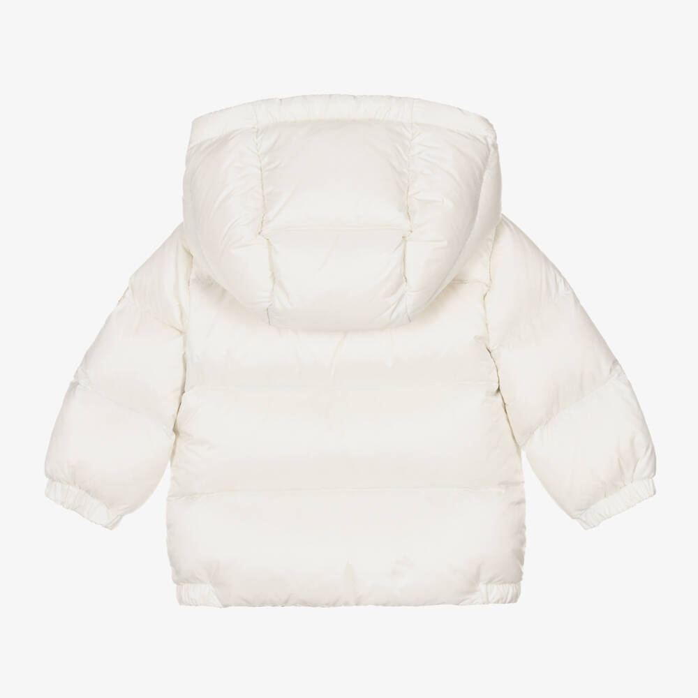 Moncler Enfant-Boys White Down Puffer Jacket | Childrensalon Outlet