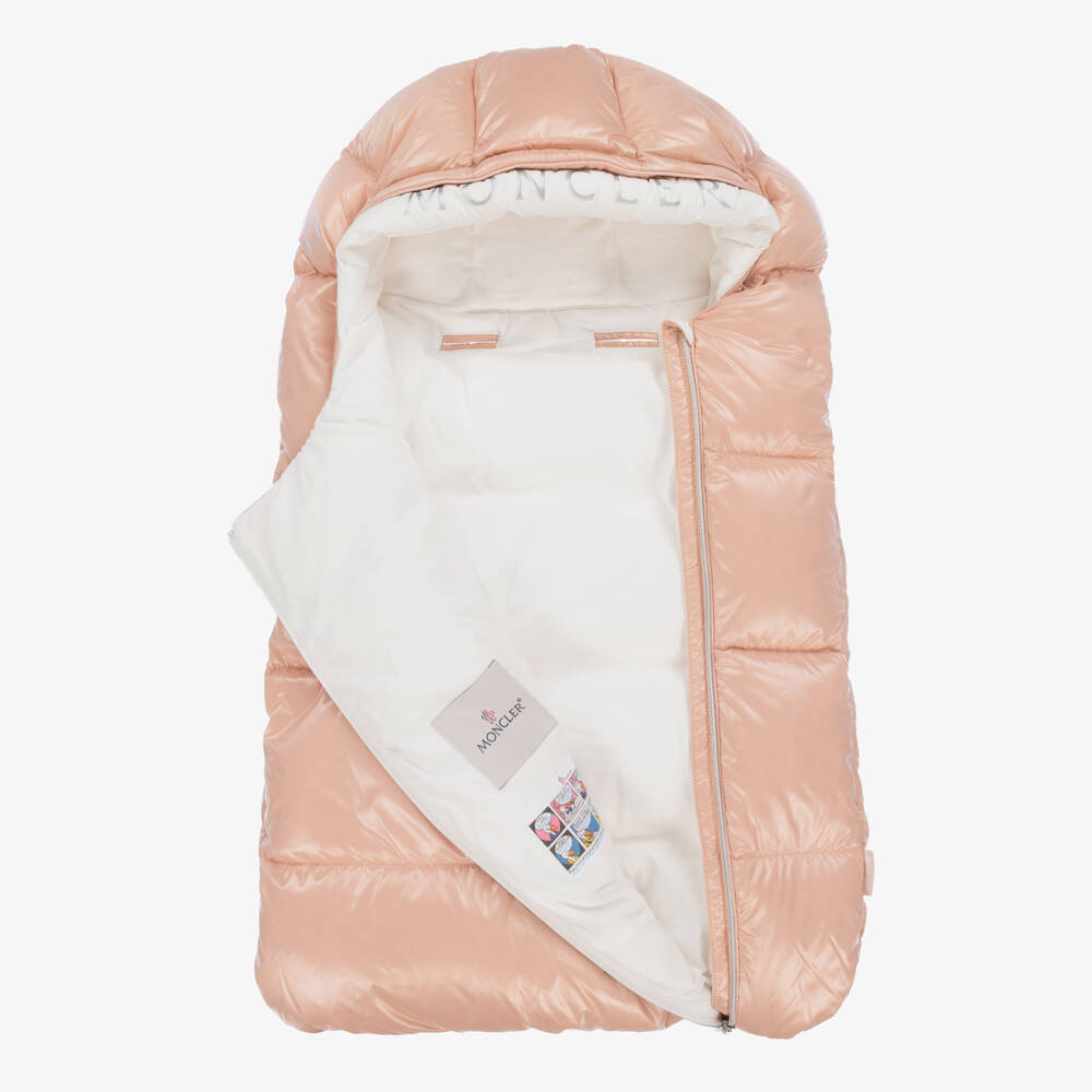 Moncler Enfant-Girls Blush Quilted Cozy Nest | Childrensalon Outlet