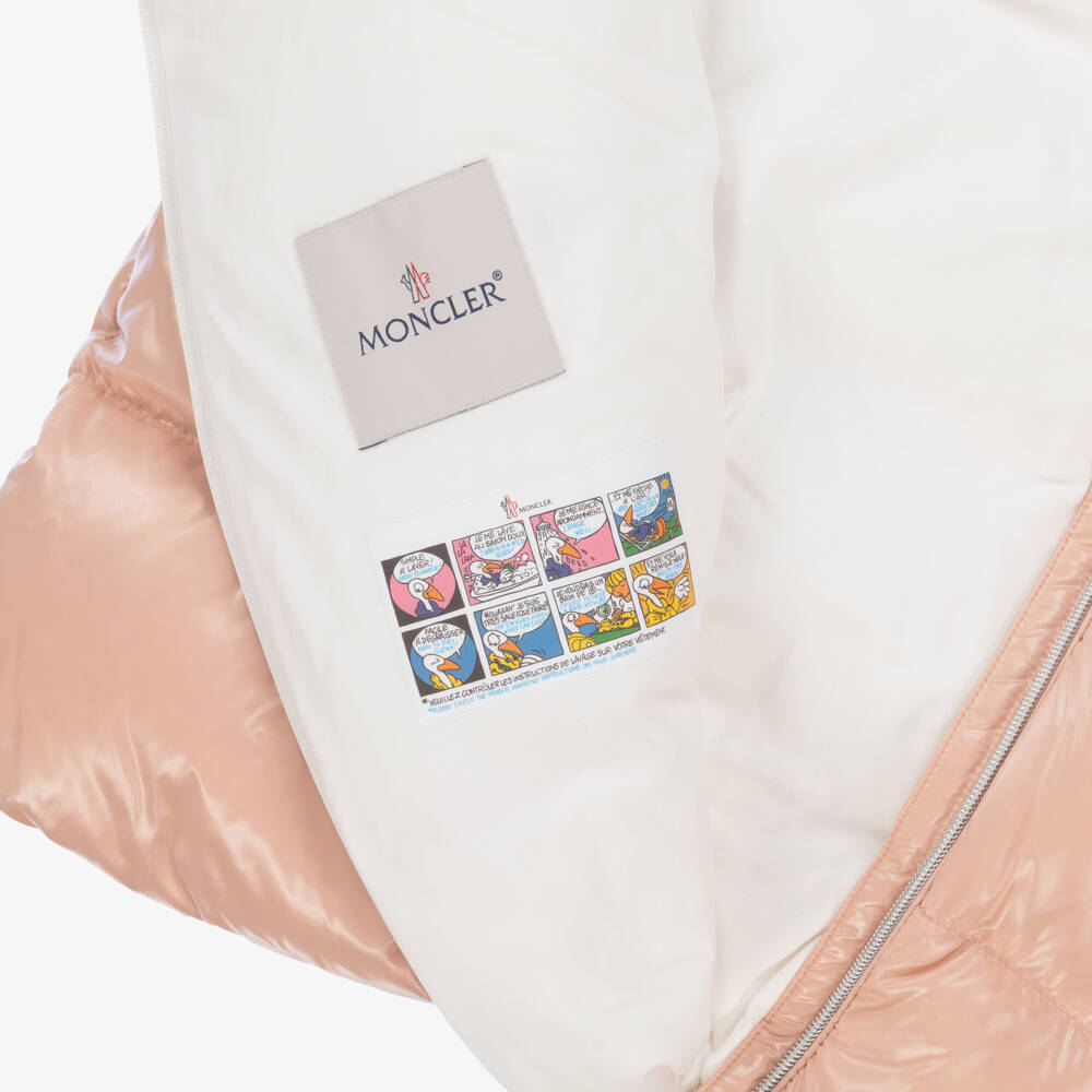 Moncler Enfant-Girls Blush Quilted Cozy Nest | Childrensalon Outlet