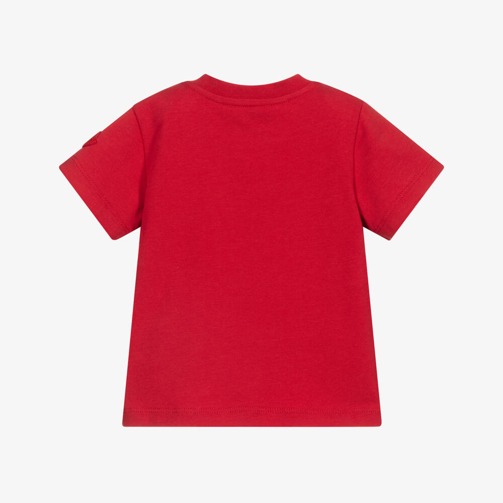 Moncler Enfant-تيشيرت حب قرمزي للبنات | Childrensalon Outlet